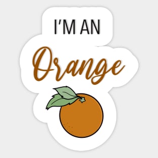 I'm an Orange Sticker